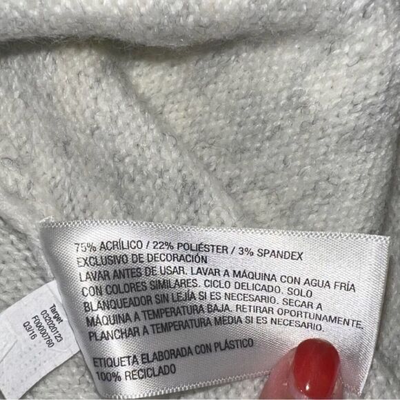 Cat And Jack Pom pom poncho size small/medium - Picture 6 of 7